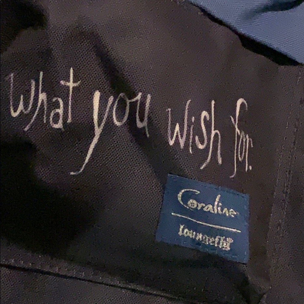 LOUNGEFLY CORALINE BACKPACK & OTHER WORLD KEY RING - Picture 10 of 10
